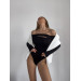 Women's bodysuit with a cutout, cool