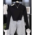 Stylish women's top with cutouts