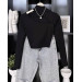 Stylish women's top with cutouts