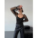 Chic women's bodysuit with hearts