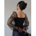 Chic women's bodysuit with hearts