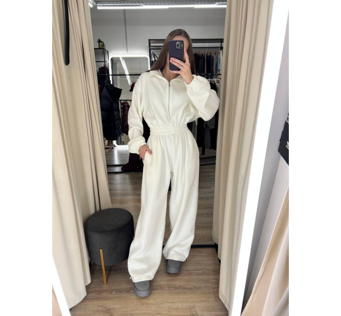 Женский теплый комбинезон с двустороннего флиса (S-XL)