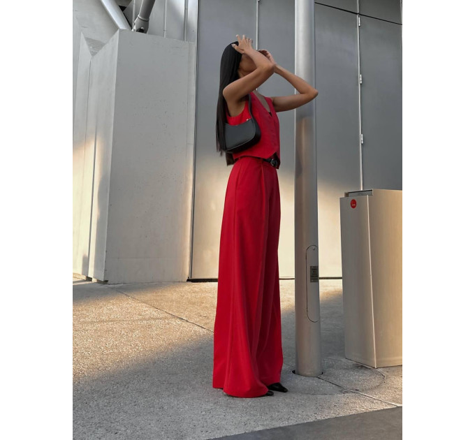 Women's trendy business classic two-piece suit with vest (S-XL) in various colors