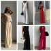 Women's trendy business classic two-piece suit with vest (S-XL) in various colors