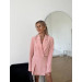 A trendy 2-piece suit, a skirt-shorts and a cropped jacket is your perfect option