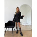 A trendy 2-piece suit, a skirt-shorts and a cropped jacket is your perfect option