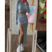Women's ribbed two-piece suit, various colors