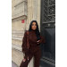 Women's two-piece suit for every day, cropped sweater and flared pants