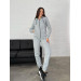 Women's sports winter suit with fur (Sizes 42-52)