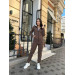 Women's sports winter suit with fur (Sizes 42-52)