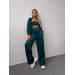 Trendy velour women's tracksuit, two-piece, large color palette