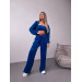 Trendy velour women's tracksuit, two-piece, large color palette