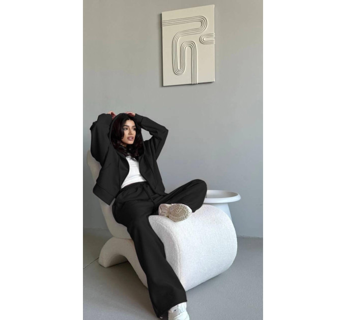 Basic women's oversized fleece tracksuit in various colors