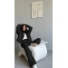 Basic women's oversized fleece tracksuit in various colors