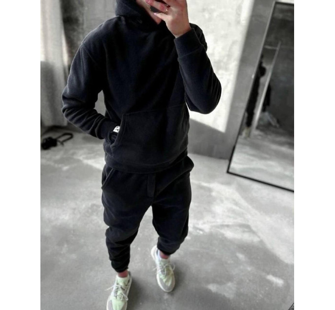 Men's warm sports suit made of double-sided fleece (48-52)