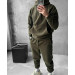 Men's warm sports suit made of double-sided fleece (48-52)