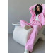 Basic women's oversized fleece tracksuit in various colors