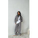 Basic women's oversized fleece tracksuit in various colors