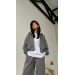 Basic women's oversized fleece tracksuit in various colors