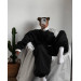 Stylish women's sports suit with an oversized cut
