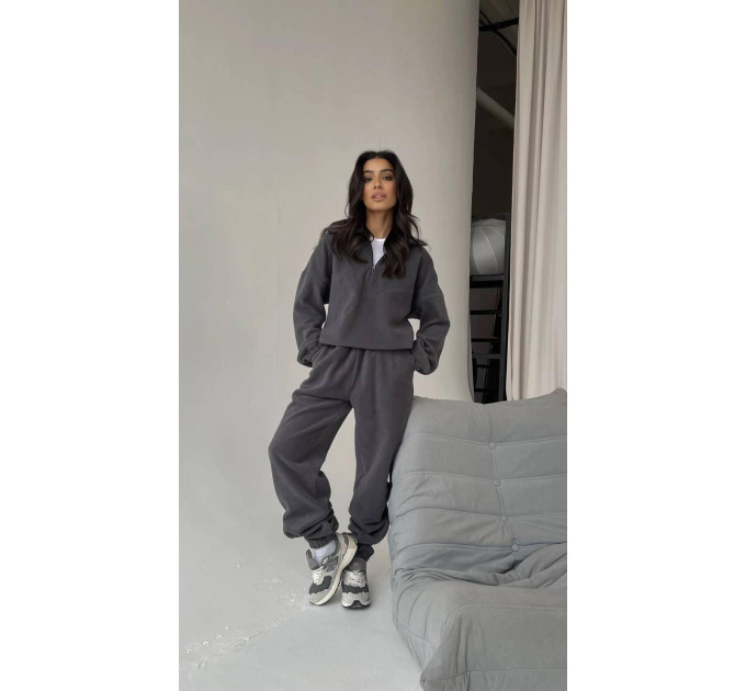 The most comfortable fleece women's tracksuit (42-52) for cozy autumn and winter