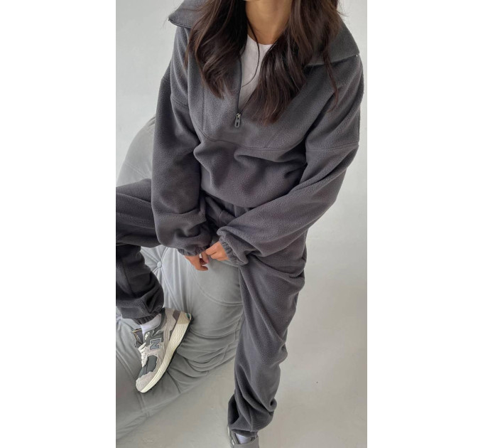 The most comfortable fleece women's tracksuit (42-52) for cozy autumn and winter