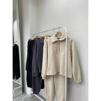 The most comfortable fleece women's tracksuit (42-52) for cozy autumn and winter 011-3 (54)