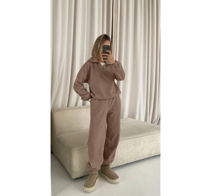 The most comfortable fleece women's tracksuit (42-52) for cozy autumn and winter