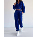 Women's sports velour suit in various colors