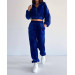 Women's sports velour suit in various colors