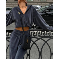 Soft women's velour tracksuit in various colors 1610-1 (25)