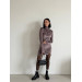 Charming velour mini dress