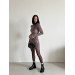 Charming velour mini dress