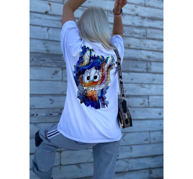 Women's oversized T-shirt "Donald Duck" TURKEY 95% cotton