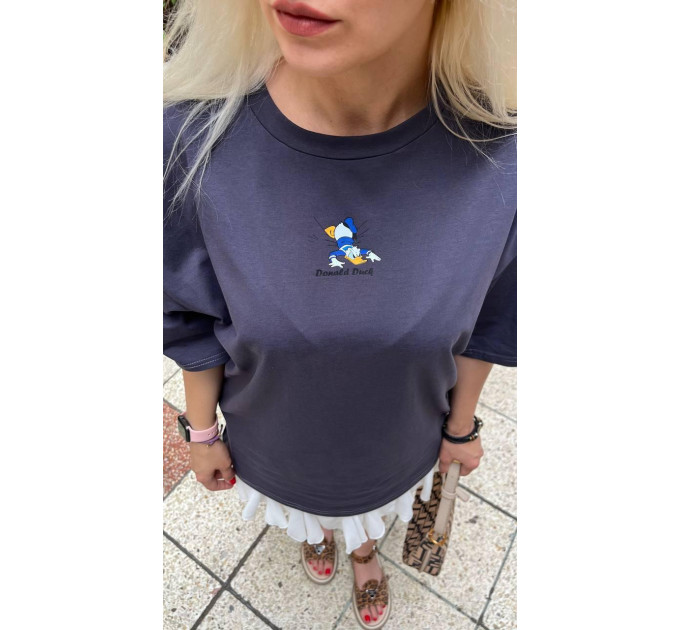 Women's oversized T-shirt "Donald Duck" TURKEY 95% cotton