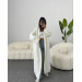 Women's trendy angora cardigan, warm and soft