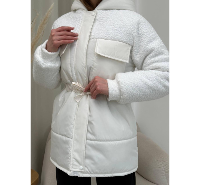 Зимняя женская куртка на силиконе 250 (Размеры 42-48)