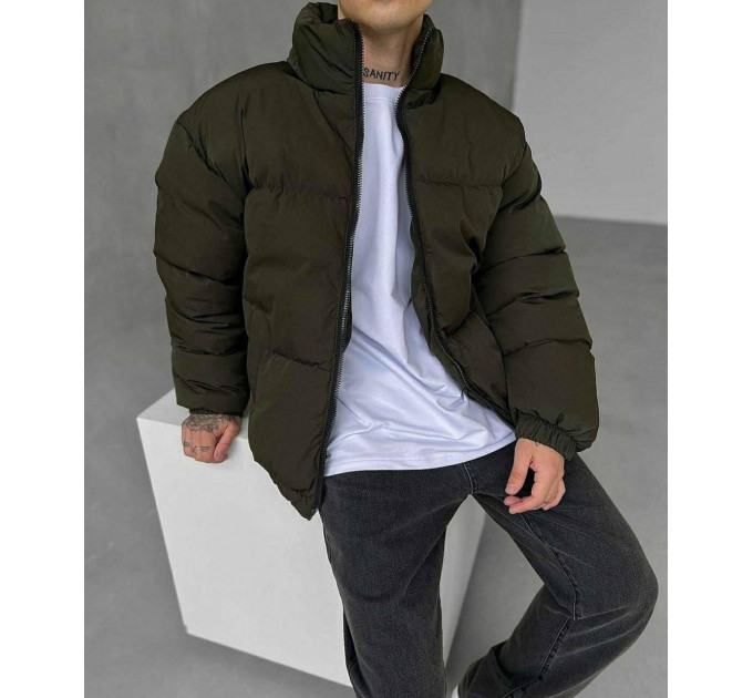 Men's stylish youth jacket in different colors, synthetic winterizer 250