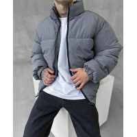Men's stylish youth jacket in different colors, synthetic winterizer 250 0544-1 (47)