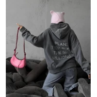 Женское стильное худи «Plan: Millioner» 005 (54)