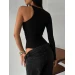 Women's trendy bodysuit with a collar in two colors