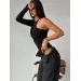 Women's trendy bodysuit with a collar in two colors