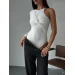 Women's trendy bodysuit with a collar in two colors