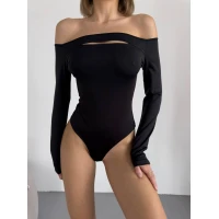 Women's bodysuit with cutout 346 (39)
