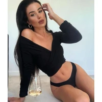 Women's top with imitation of the smell, perfectly emphasizes the neckline 512 (32)