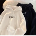 Stylish women's fleece hoodie