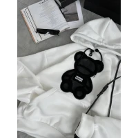 Stylish women's fleece hoodie with a trendy print 717 (71)