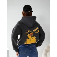 Женское худи "Duck you" 036-2 (56)