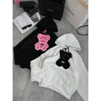 Стильне жіноче худі на флісі з трендовим принтом 717-1 (71)