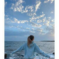 Худи из качественной ткани, которая не кашлатится, Стильный женский 884-1 (48)